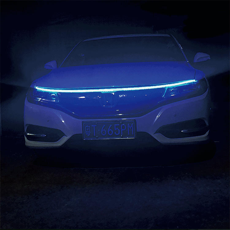 Car Hood Atmosphere Light Through-type Daytime General Modified LED Daytime Running